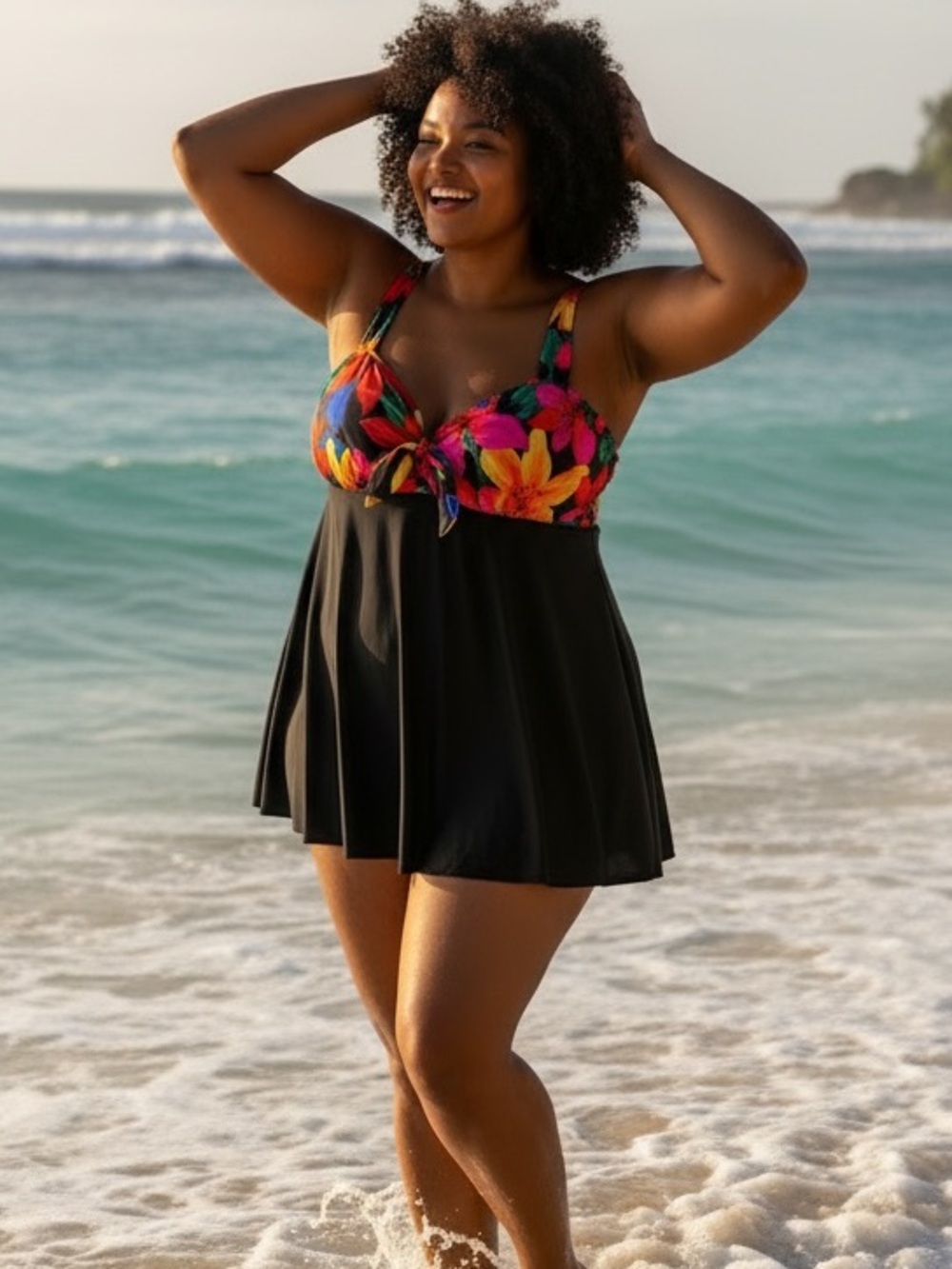 Beautiful Longitude women’s swim dress in size 18W. Never worn.